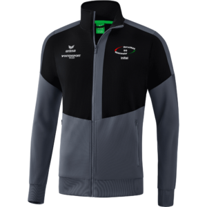 Kinder Trainingsjacke Squad Schwarz-Grau