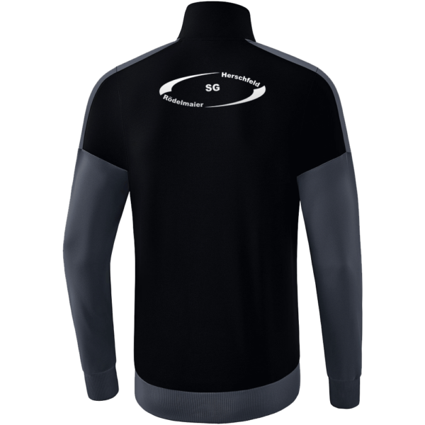 Kinder Trainingsjacke Squad Schwarz-Grau – Bild 2