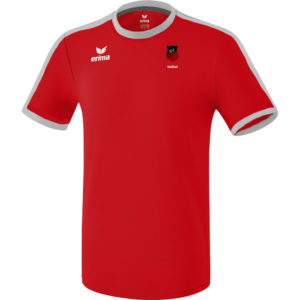 Kinder Retro Star Trikot Rot